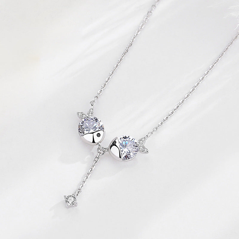 Cute necklace zircon necklace view 6