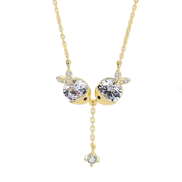 Cute necklace zircon necklace view 3