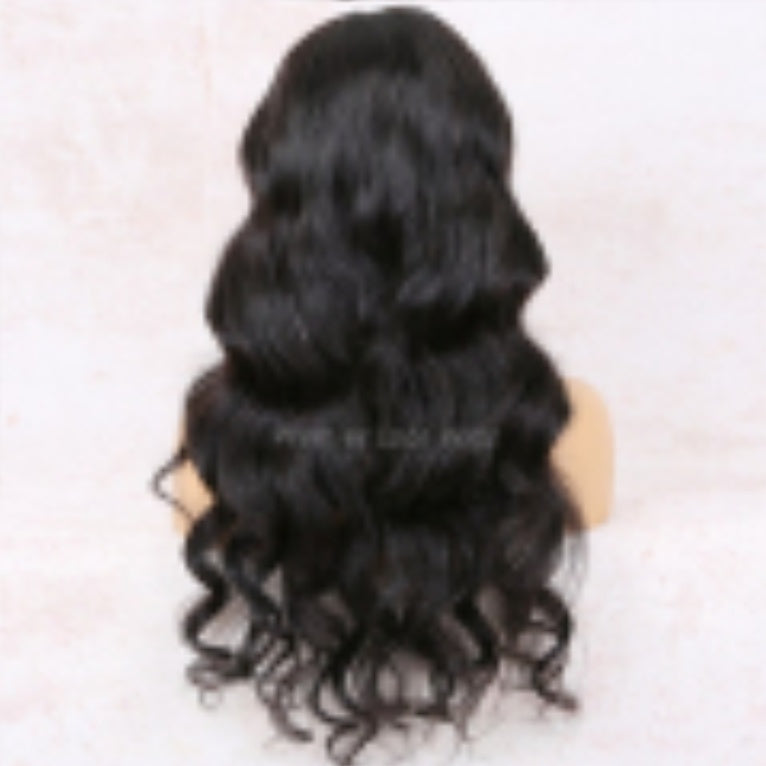 13x5 Lace Front Body Wave Middle Part Human Hair Wig Natural Color  Density view 4