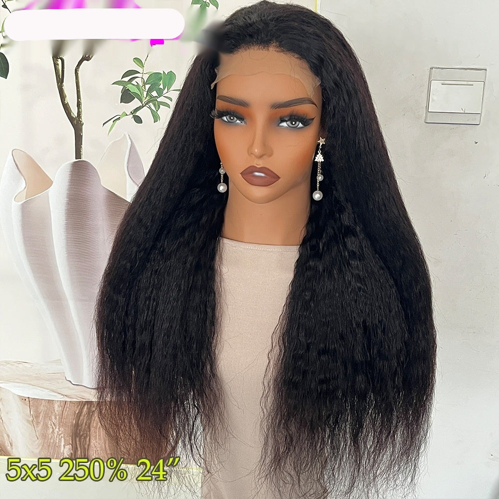 Womens Natural-color Human Hair Wig view 4