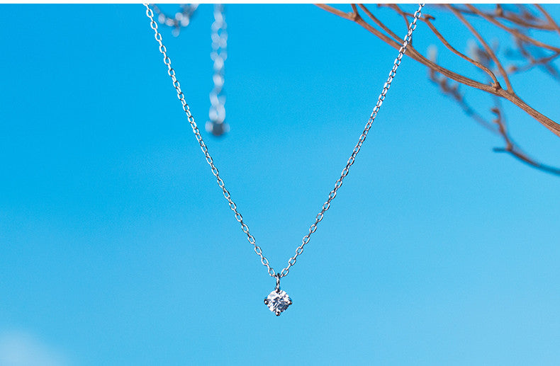 Necklace with Silver Necklace view 3