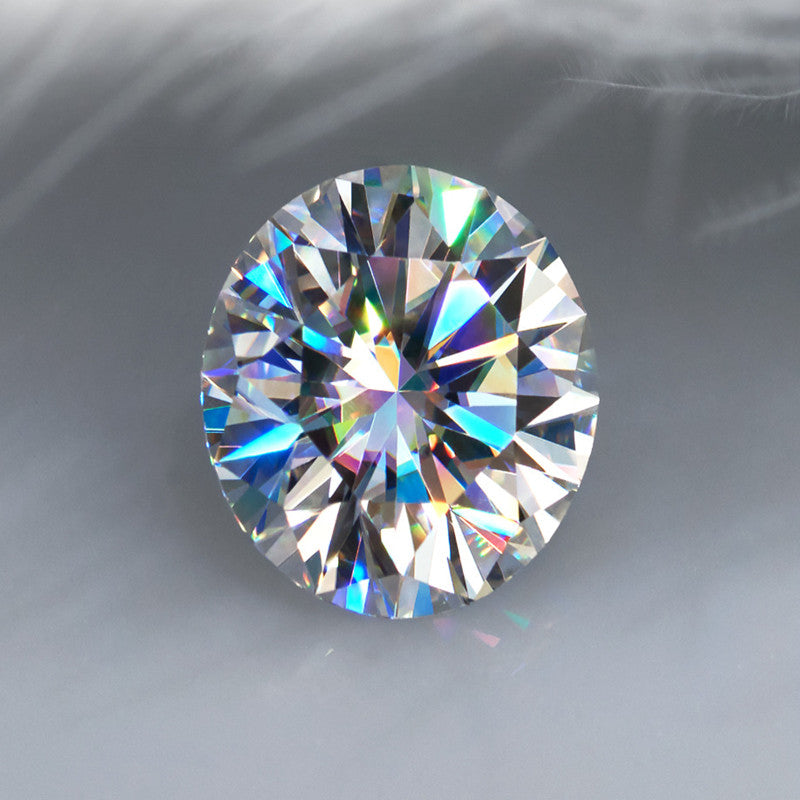 Moissanite Ring 925 Silver Ring Colored Moissanite Jewelry view 4