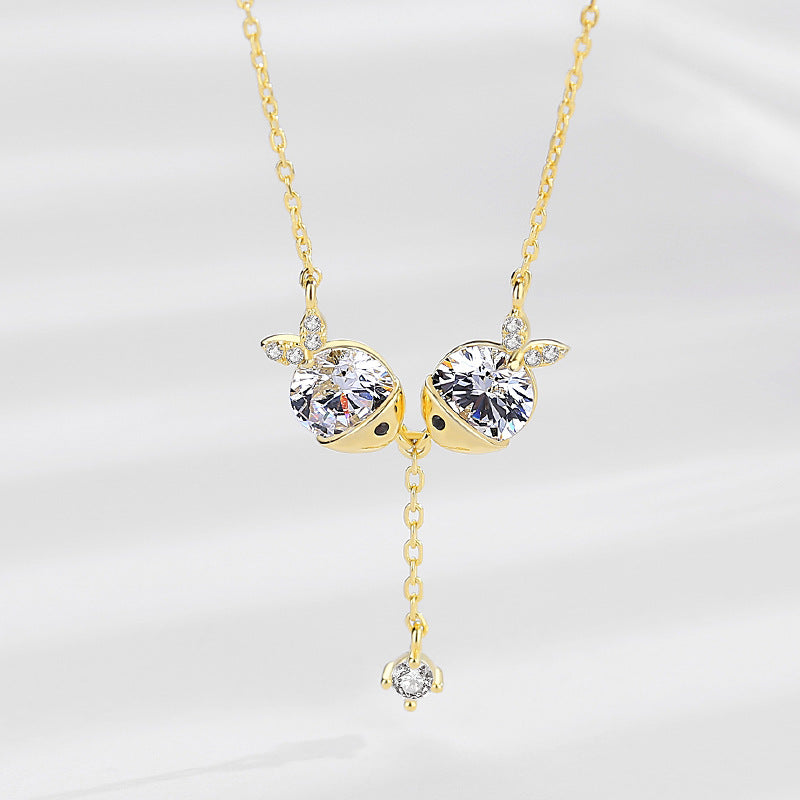 Cute necklace zircon necklace view 5