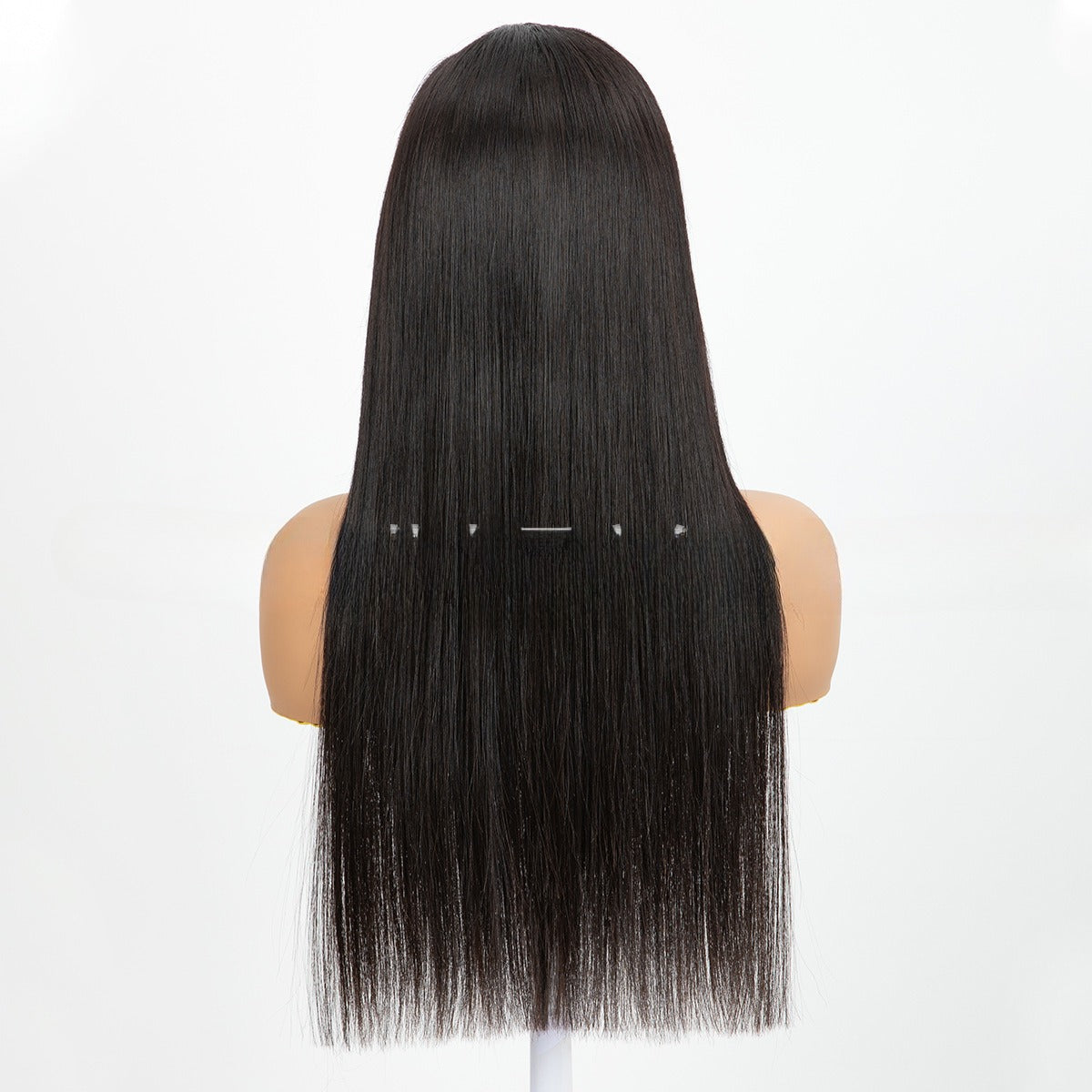 Lace Front Full Head Wigs Double Weft Long Straight Synthetic Hair Extensions view 5