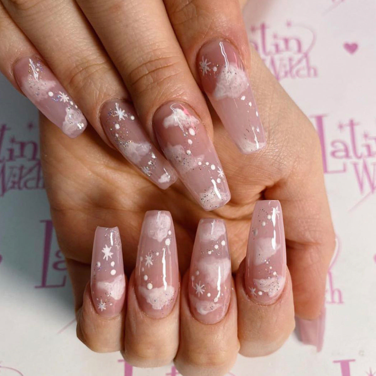 Wearing Nails Finished Soft Nails False Nails view 3