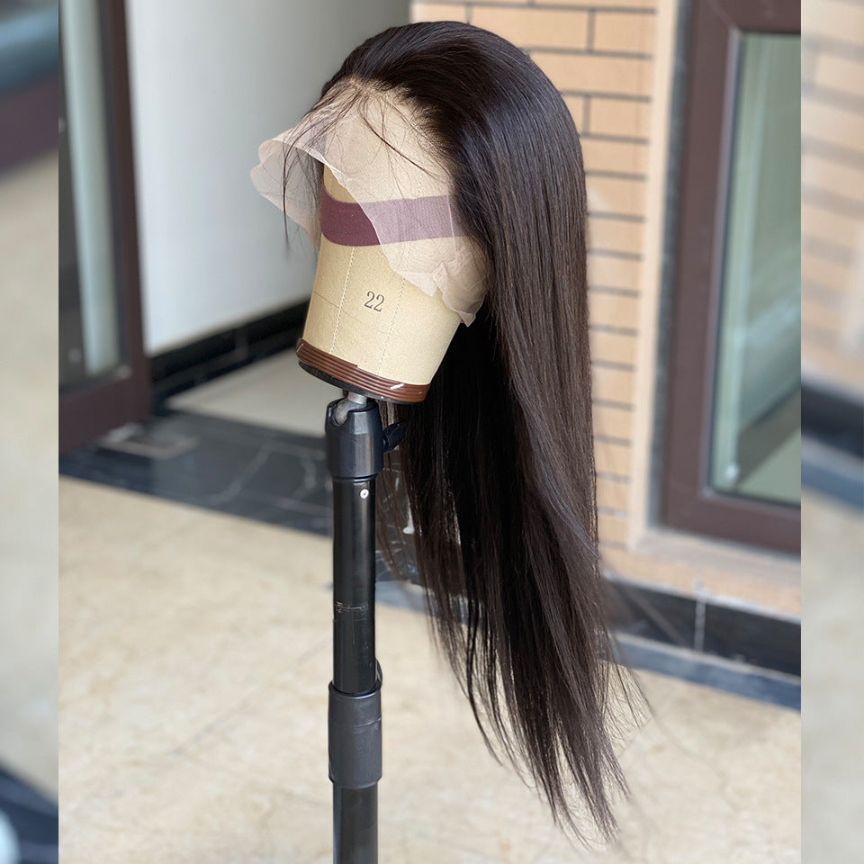 360 Lace Frontal Human Hair Wigs Full Head Wig Real Hair Front Lace view 4