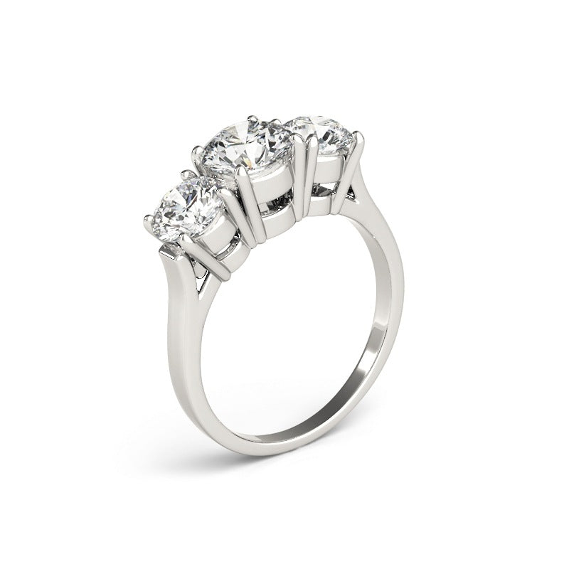 S925 Sterling Silver Diamond Ring