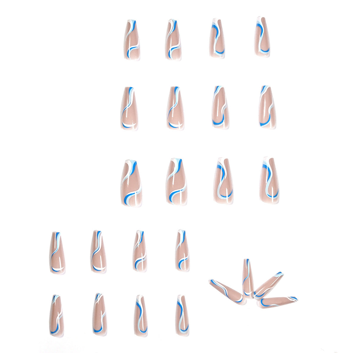 Wearing Nails Finished Soft Nails False Nails view 6