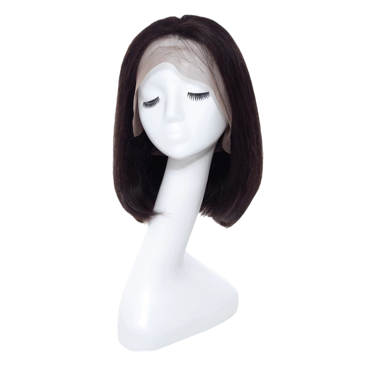 134 Front Lace Bobo Bobhaircut Natural Color Full Human Hair view 3