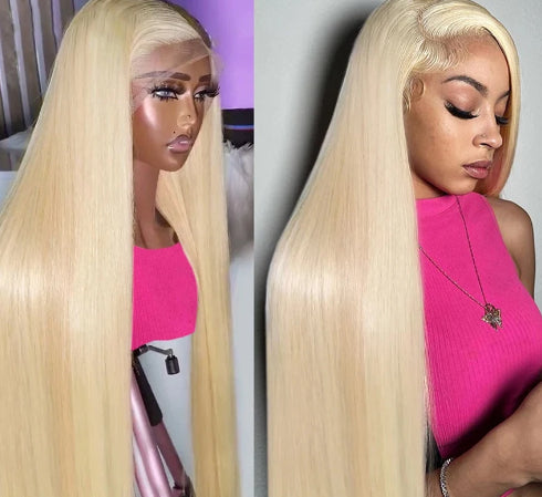 13x 4 Front Lace Human Hair Wig Wig Straight Hair view 5