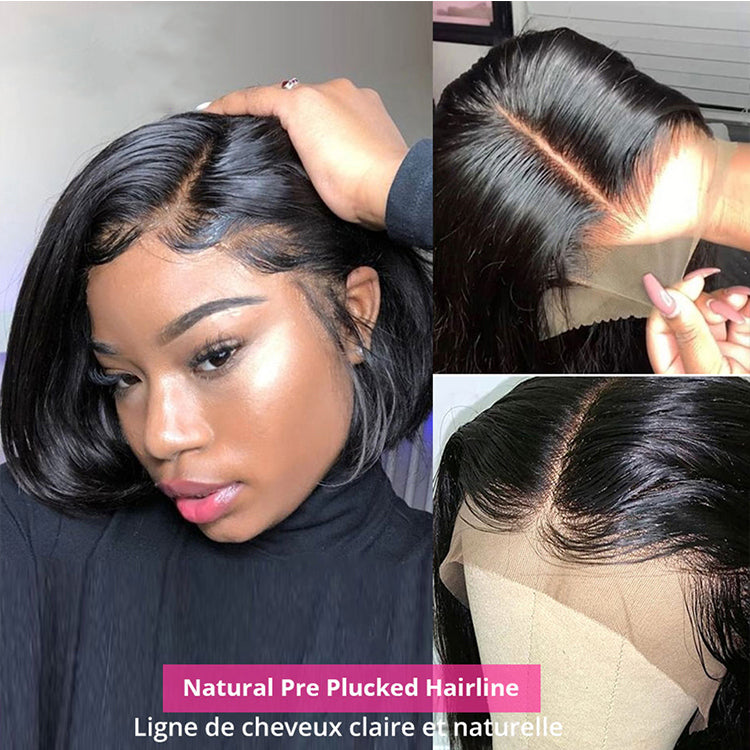 13x4 Lace Frontal Bob Straight Wig  Human Hair view 4