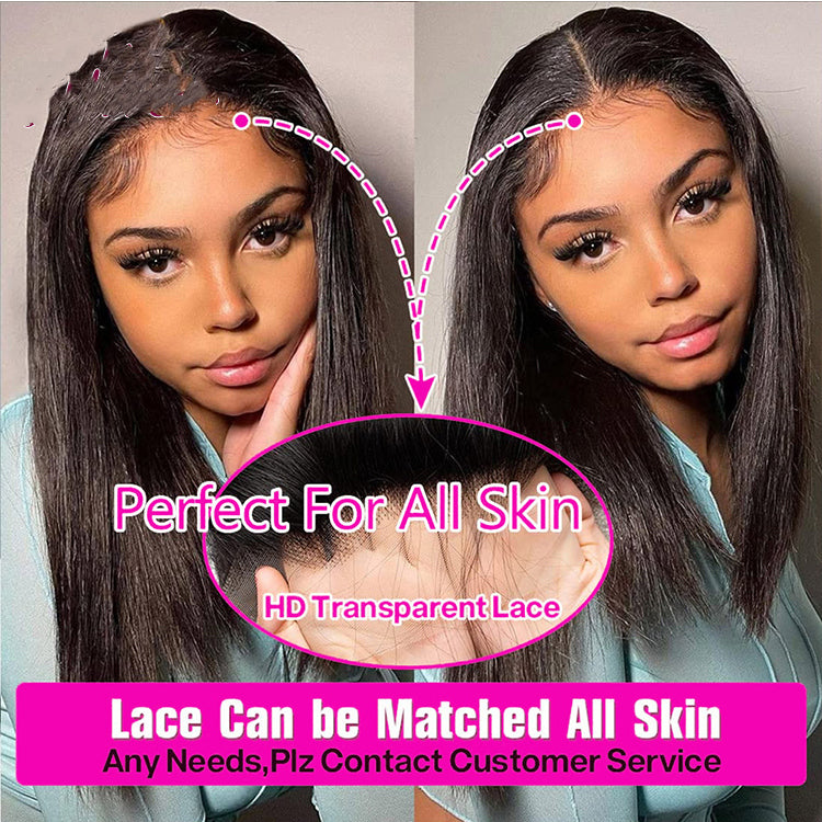 13x4 Lace Frontal Bob Straight Wig  Human Hair view 3