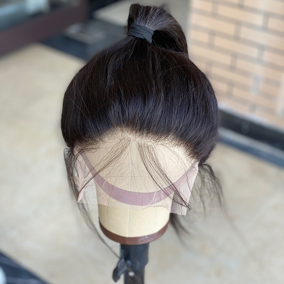 360 Lace Frontal Human Hair Wigs Full Head Wig Real Hair Front Lace view 5