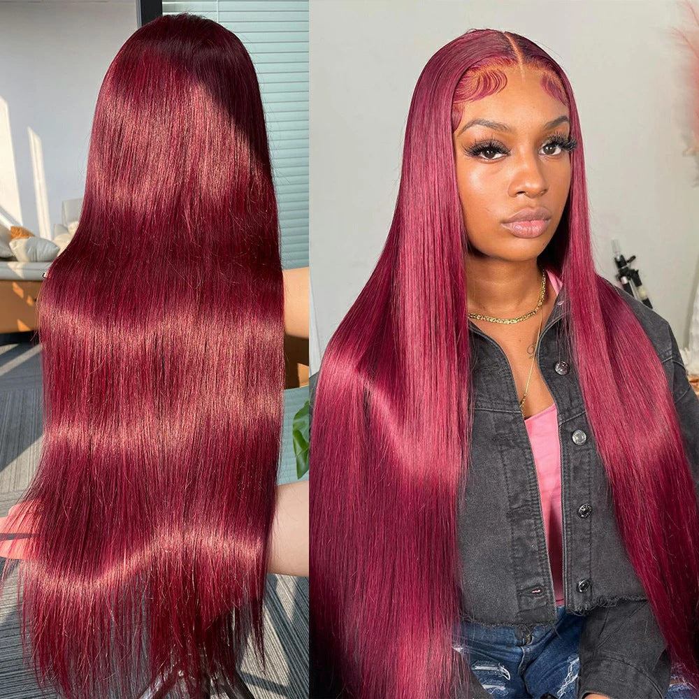 African Women Wig Long Straight Hair Lace Hair Cover view 3
