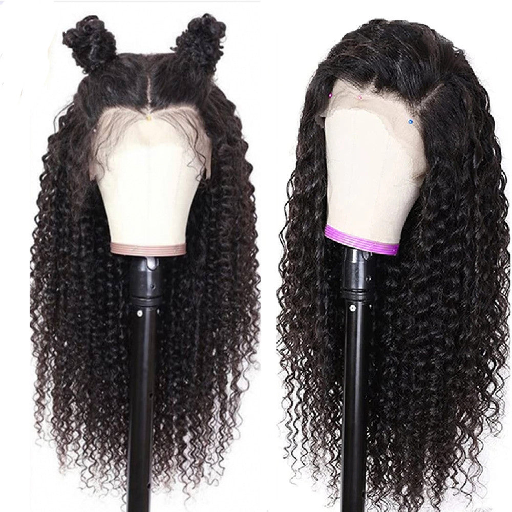 Afro-American Women's Curly Hair Is Parted view 5