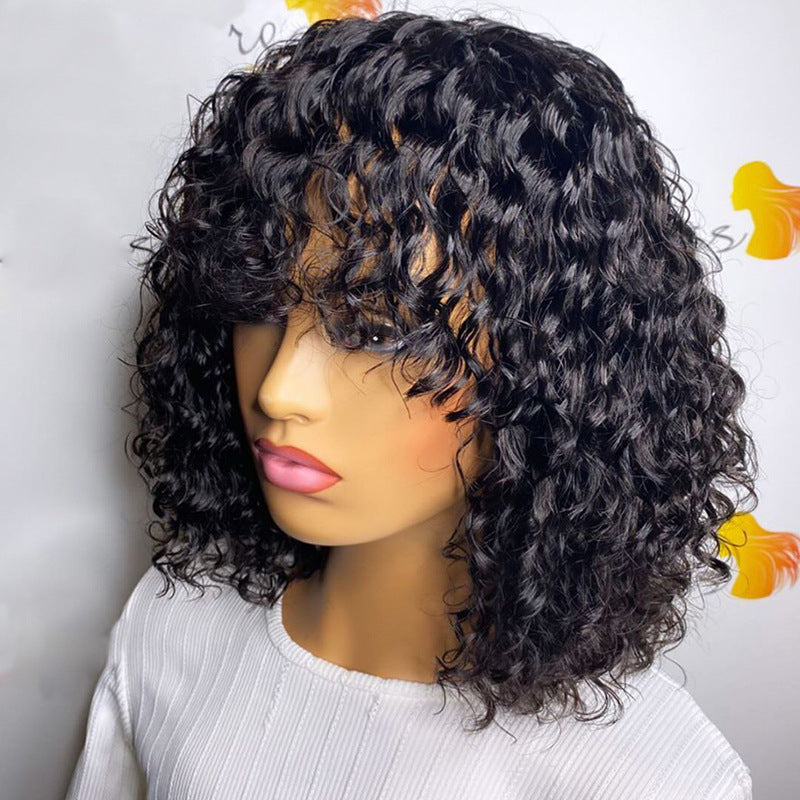 BOB Wig Full Mechanism Headgear Real Hair view 4