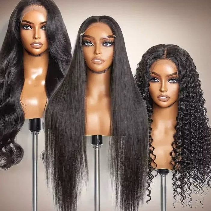 European And American Ladies Front Lace Synthetic Wigs