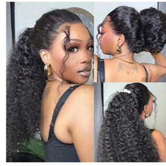 European And American Ladies Front Lace Synthetic Wigs view 6