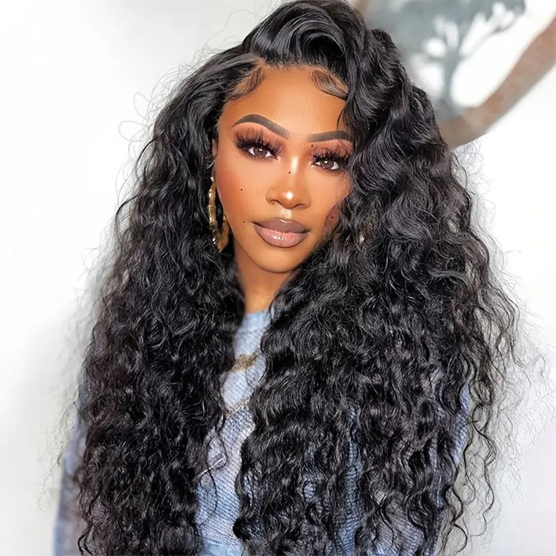Fashion Front Lace Wigs With Small Curly Hair African Natural & Fluffy Chemical Fiber view 3