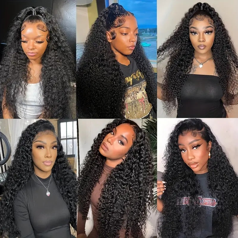 Fashion Front Lace Wigs With Small Curly Hair African Natural & Fluffy Chemical Fiber view 5