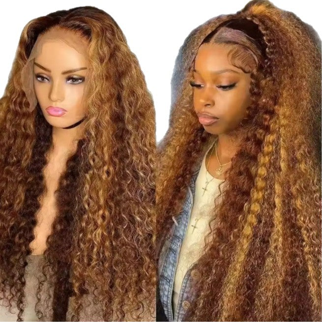 Fashionable Piano-Color Front Lace Wigs view 6