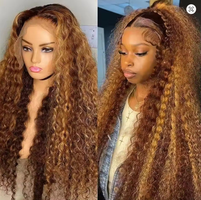 Fashionable Piano-Color Front Lace Wigs view 5