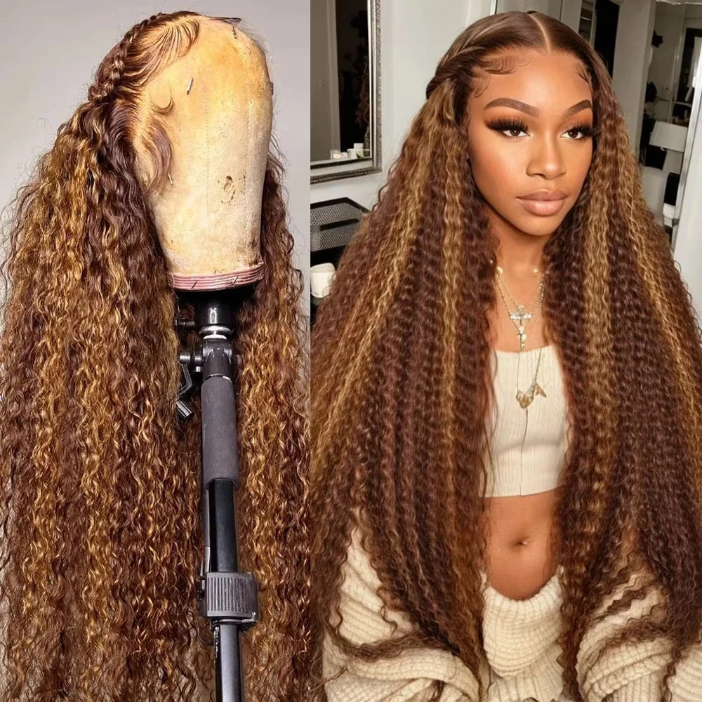 Fashionable Piano-Color Front Lace Wigs