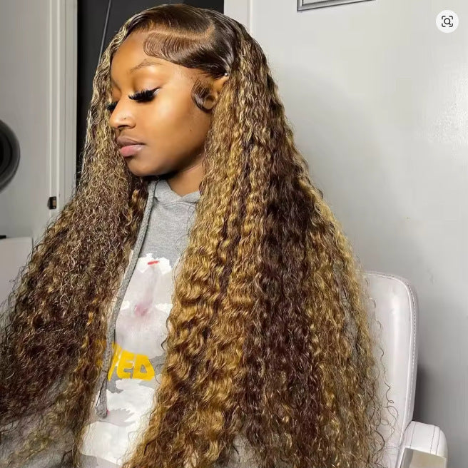 Fashionable Piano-Color Front Lace Wigs view 4