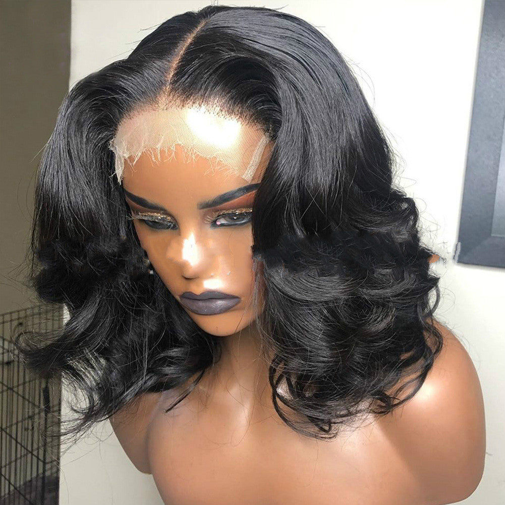 Front lace big wave wig view 3