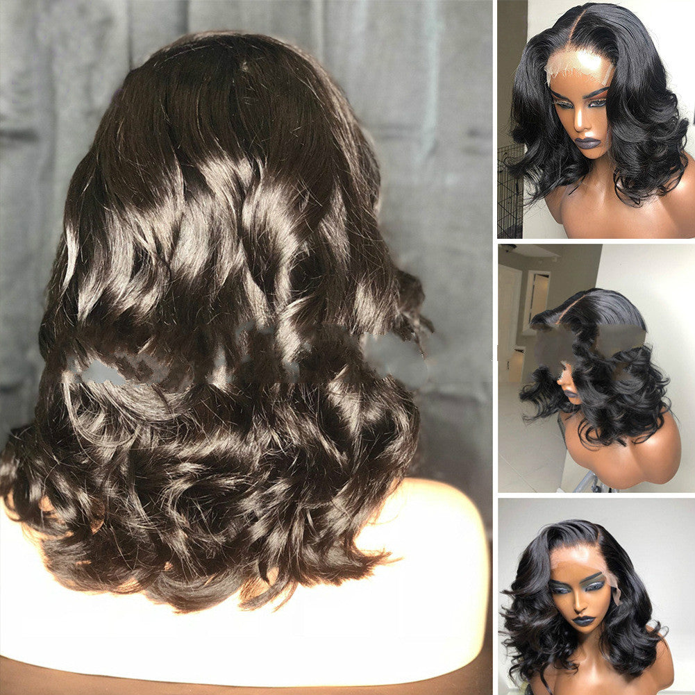 Front lace big wave wig view 5