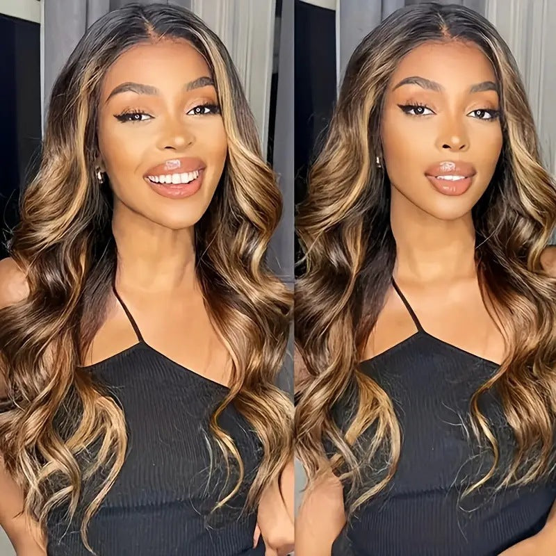 Front Lace Fashion Wavy Long Curly Hair Women's Wig view 4