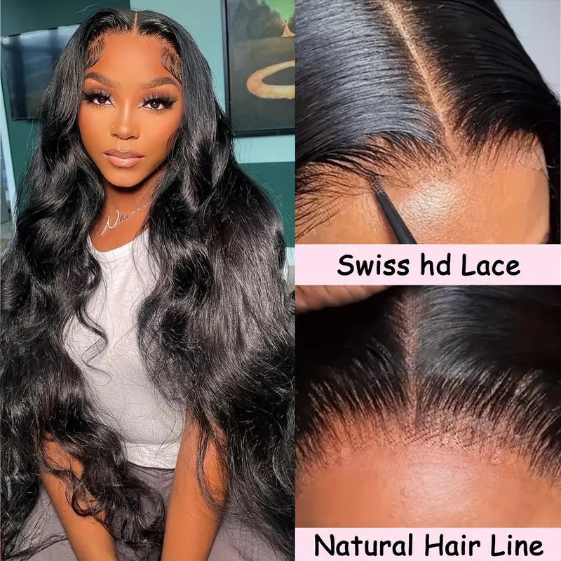 Front Lace Wig Medium Big Wave Female view 3