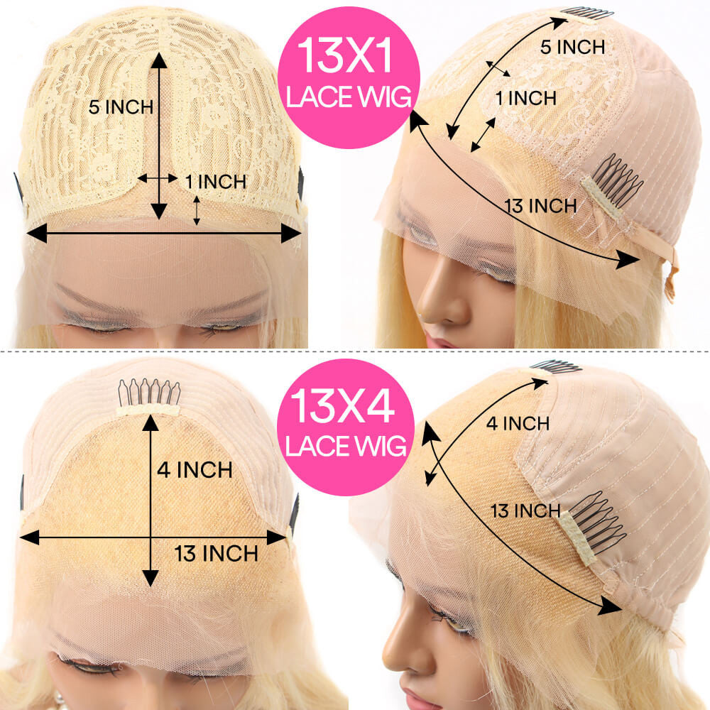 Headgear Front Lace Real Wig 13X4 view 5