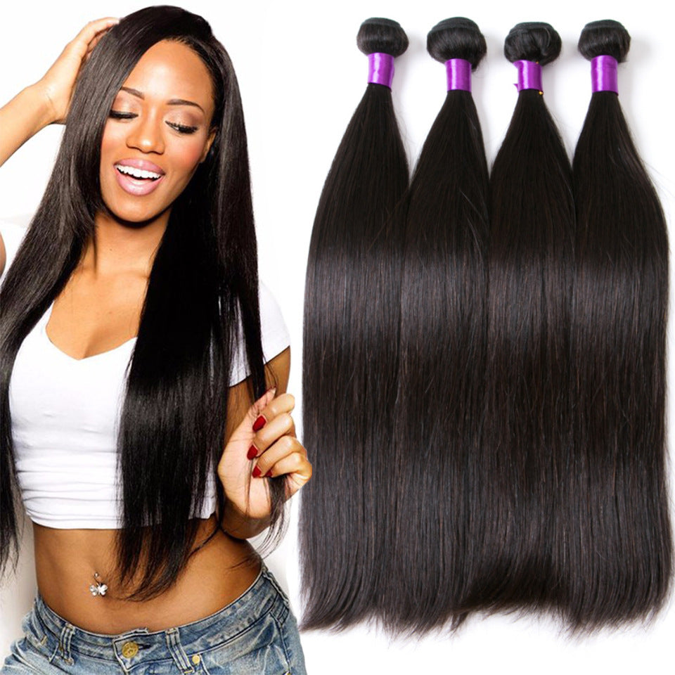 Human hair straight hair Brazilin human straight hair Brazil hot sale natural color view 4