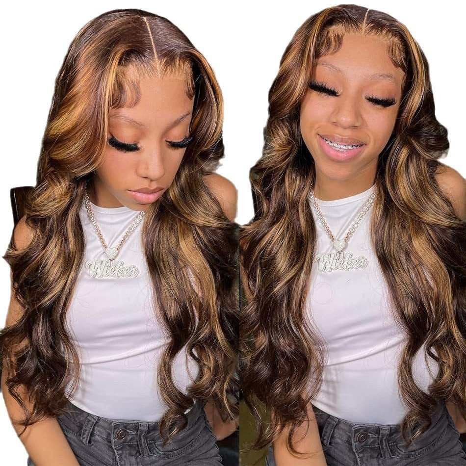 Lace Big Wave Long Curly Wig Head Cover view 8