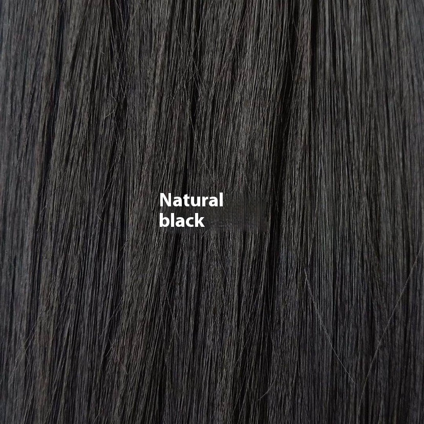 Long Straight Hair Wig Lace Medium Dark Brown Wig view 9