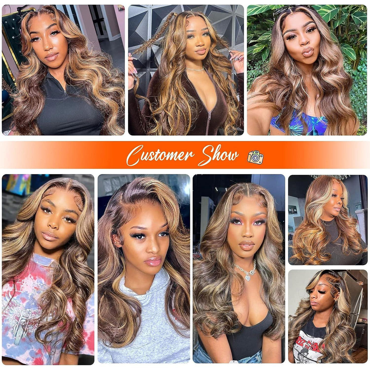 P4 27 13x4 Lace Front Wig Human Hair Body Wave Density view 4