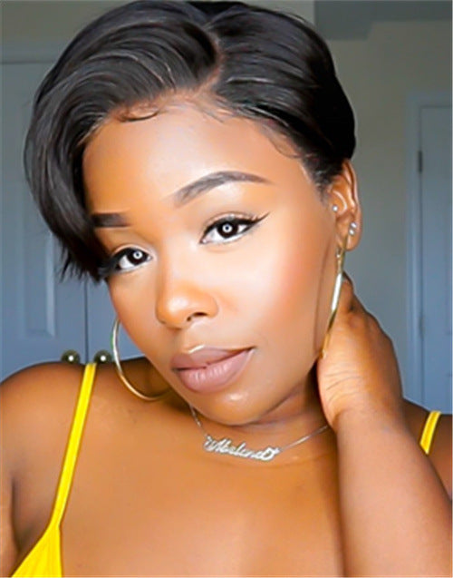 Part short wig cover view 4