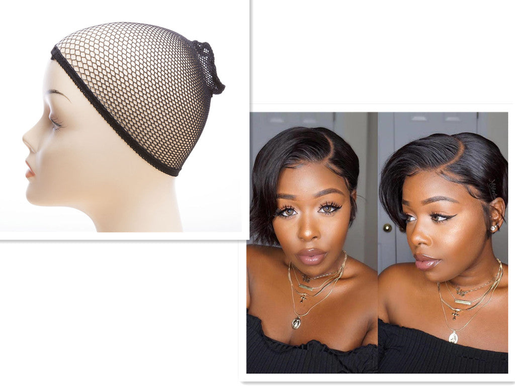 Part short wig cover view 5