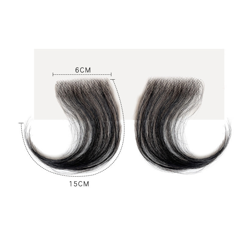 Real Hair Hairline Stickers Wig Bangs Sideburns Stickers view 10