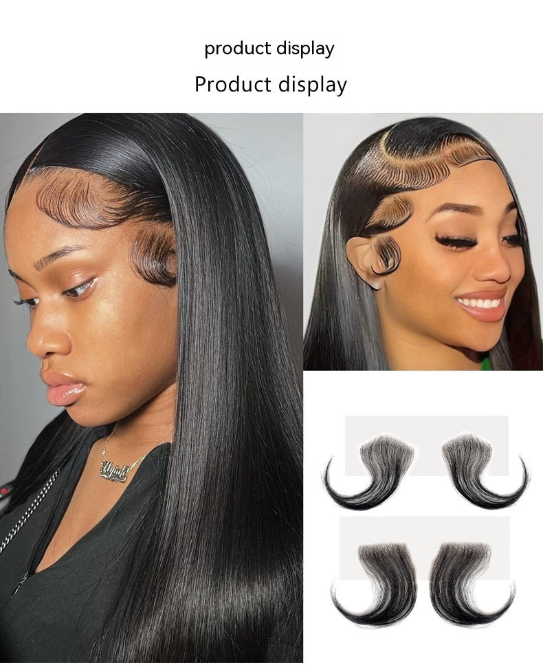 Real Hair Hairline Stickers Wig Bangs Sideburns Stickers view 7