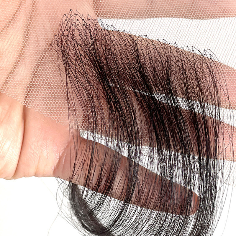 Real Hair Hairline Stickers Wig Bangs Sideburns Stickers view 6