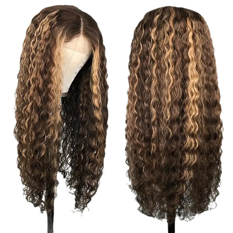 Small Volume Wound Tube Afro Long Curly Wig view 5
