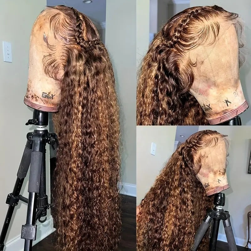 Small Volume Wound Tube Afro Long Curly Wig view 4