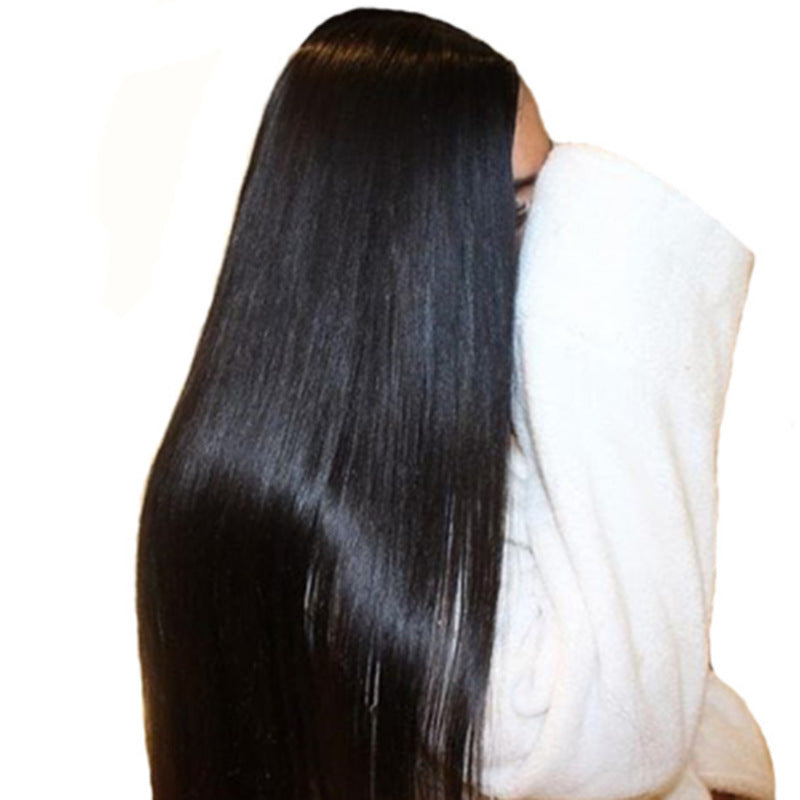 Wig Female Long Straight Hair African Fashion Chemical Fiber Headgear view 3