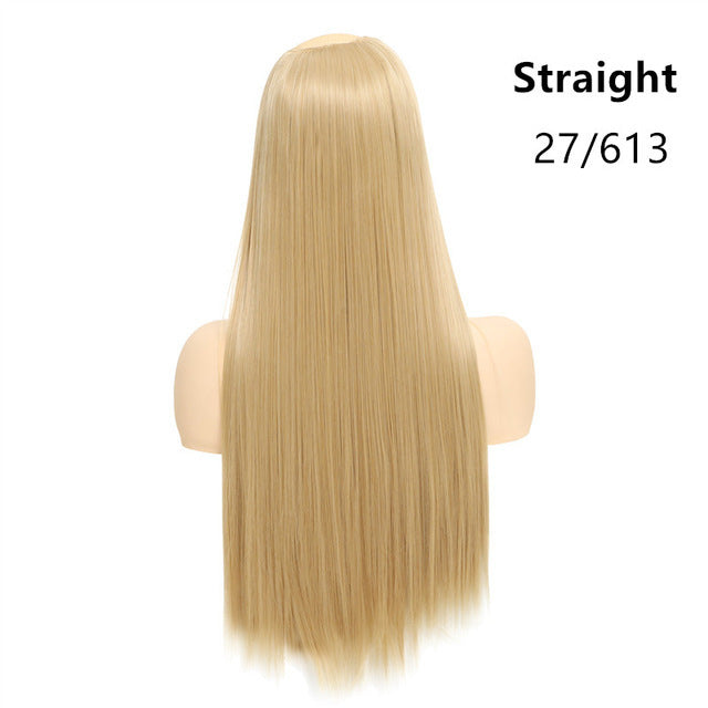 Wig Female One Piece Natural Long Straight Hair view 14