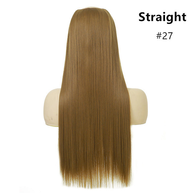 Wig Female One Piece Natural Long Straight Hair view 13
