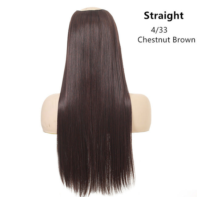 Wig Female One Piece Natural Long Straight Hair view 9