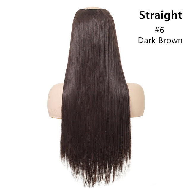 Wig Female One Piece Natural Long Straight Hair view 10