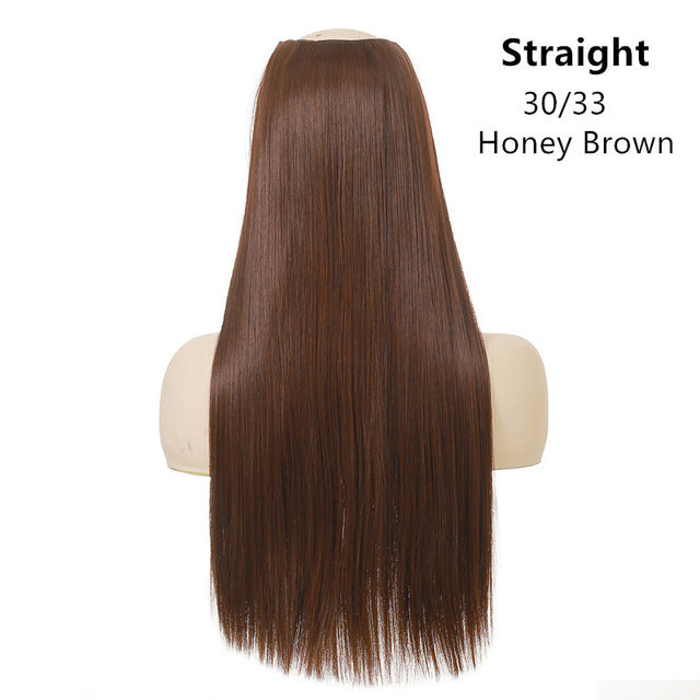 Wig Female One Piece Natural Long Straight Hair view 17